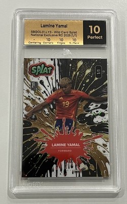 2024 Wild Card Splat Edition National Exclusive NSCC Lamine Yamal RC 1/1 MTG 10