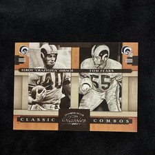 Donruss Classics Classic Combos CC-8 Elroy Hirsch Tom Fears #448/1000 NFL Rams