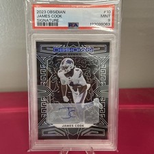 2023 Panini Obsidian - James Cook #10 Signatures (AU) PSA 9