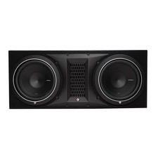 Rockford Fosgate P1-2X12 Dual 12" Ported Loaded Enclosure, 500W RMS