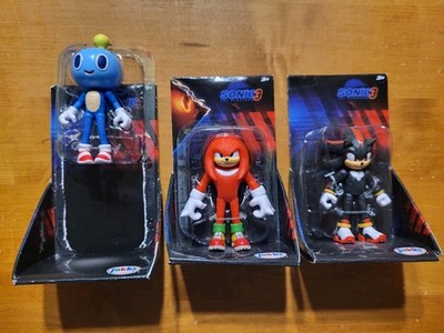 LOT 3 Sonic the Hedgehog 3 Movie KNUCKLES SHADOW CHAO 2.5'' Jakks Pacific 2024