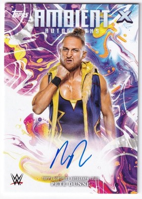 Pete Dunne | On-Card Ambient Autograph | WWE 2025 Topps Exalted