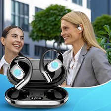 Mpow Bluetooth 5.4 Headset Wireless Earphones Earbuds Stereo Headphones Ear Hook