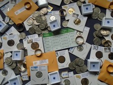 Estate lot Sale US Coins  SILVER GOLD, COINS, SAPPHIRES- 10 PC. LOTS-INVEST NOW