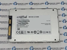 CRUCIAL BX100 250GB 2.5" SATA SSD CT250BX100SSD1, Grade A+, SKU 19493