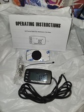 Digital Tachometer Hour Meter Max Rpmmaintenance Reminder Generator Motorcycle