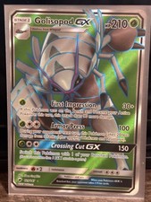Pokémon TCG Golisopod GX Full Art Holo Card Ombre Brucianti 129/147