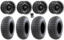 Kmc Torx Beadlock 15 Blackmilled 38mm 33 Mongrel Tires Pioneer 1000 Talon
