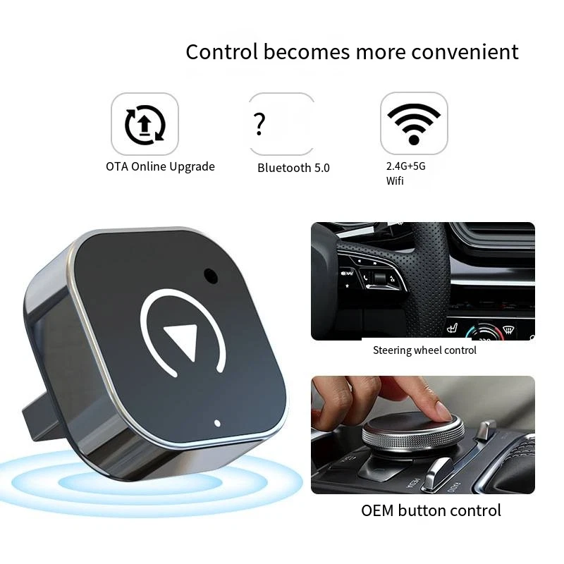 USB Auto2025Wireless CarPlay Adapter For Apple Android Wireless Dongle Plug＆Play - Image 4 of 4