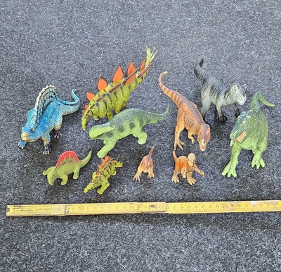 Dinosaurier Figuren Set u.a. Vintage Safari Carnegie 1988, Bullyland, Mattel