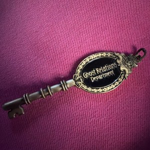 Haunted Mansion Cast Member Ghost Relations Department Key Used