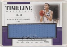 2019 Panini National Treasures Timeline Materials 34/99 Bogdan Bogdanovic 0re4