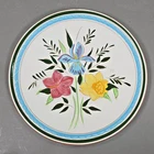 Stangl Pottery Country Garden 10" Hand Painted Floral Dinner Plate Vintage