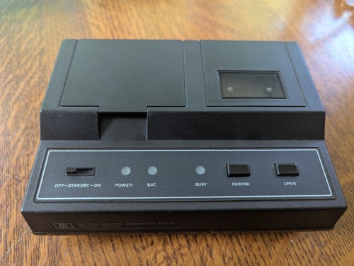 HP Hewlett Packard 82161A Digital Cassette Drive EXTRA CLEAN! (No PS/UNTESTED)