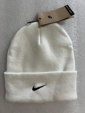 NIKE PEAK SWOOSH BEANIE SKI HAT HF0187 100  One Size 