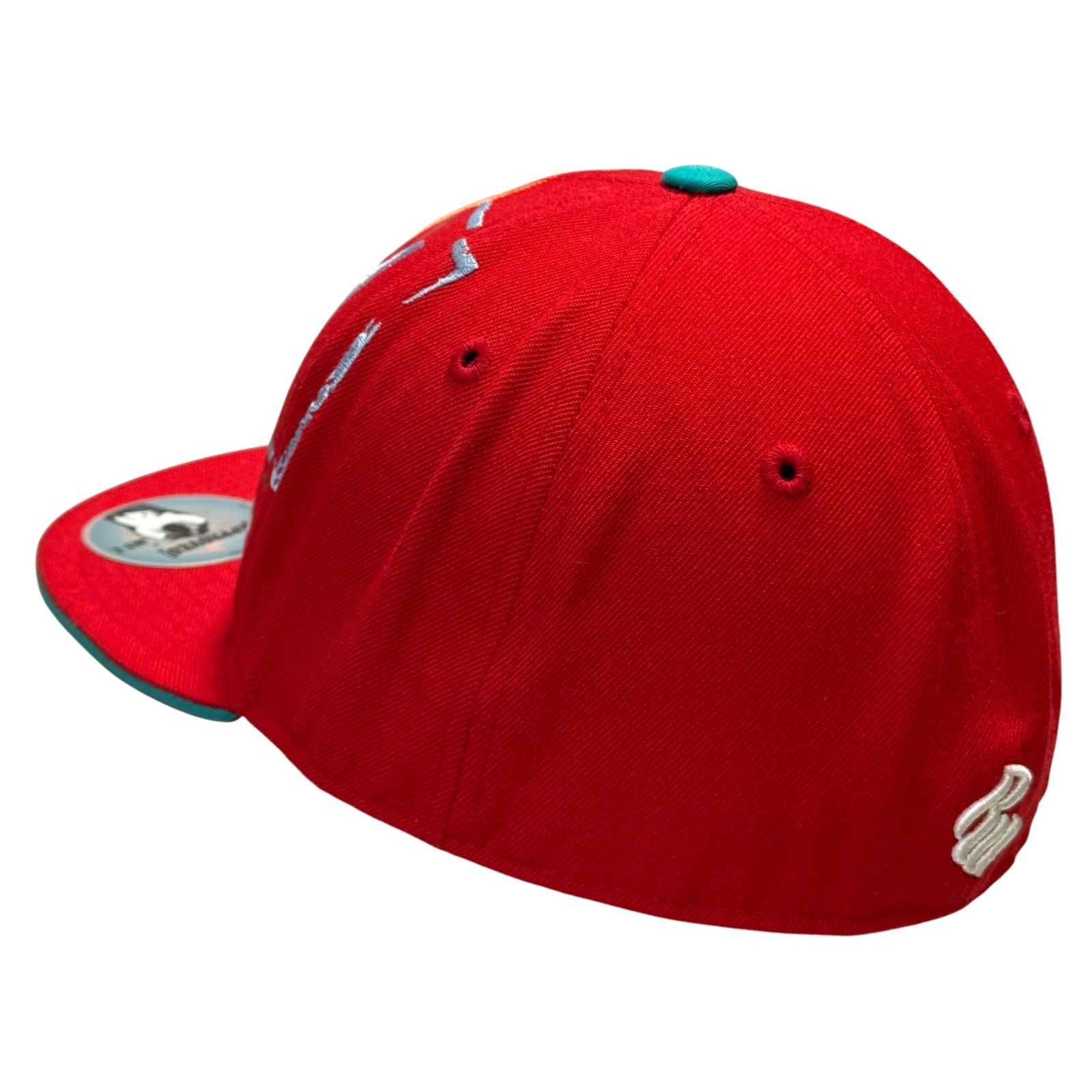 Rocawear Authentic Fitted Cap Hat Red Graffiti Sp… - image 7
