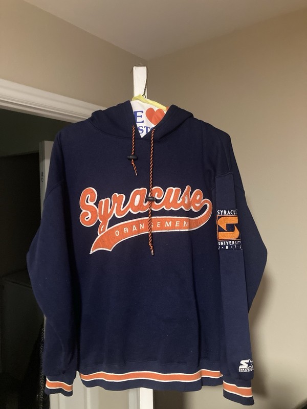 Syracuse Orangemen Script Starter Hoodie Size XL NCAA Vintage Rare
