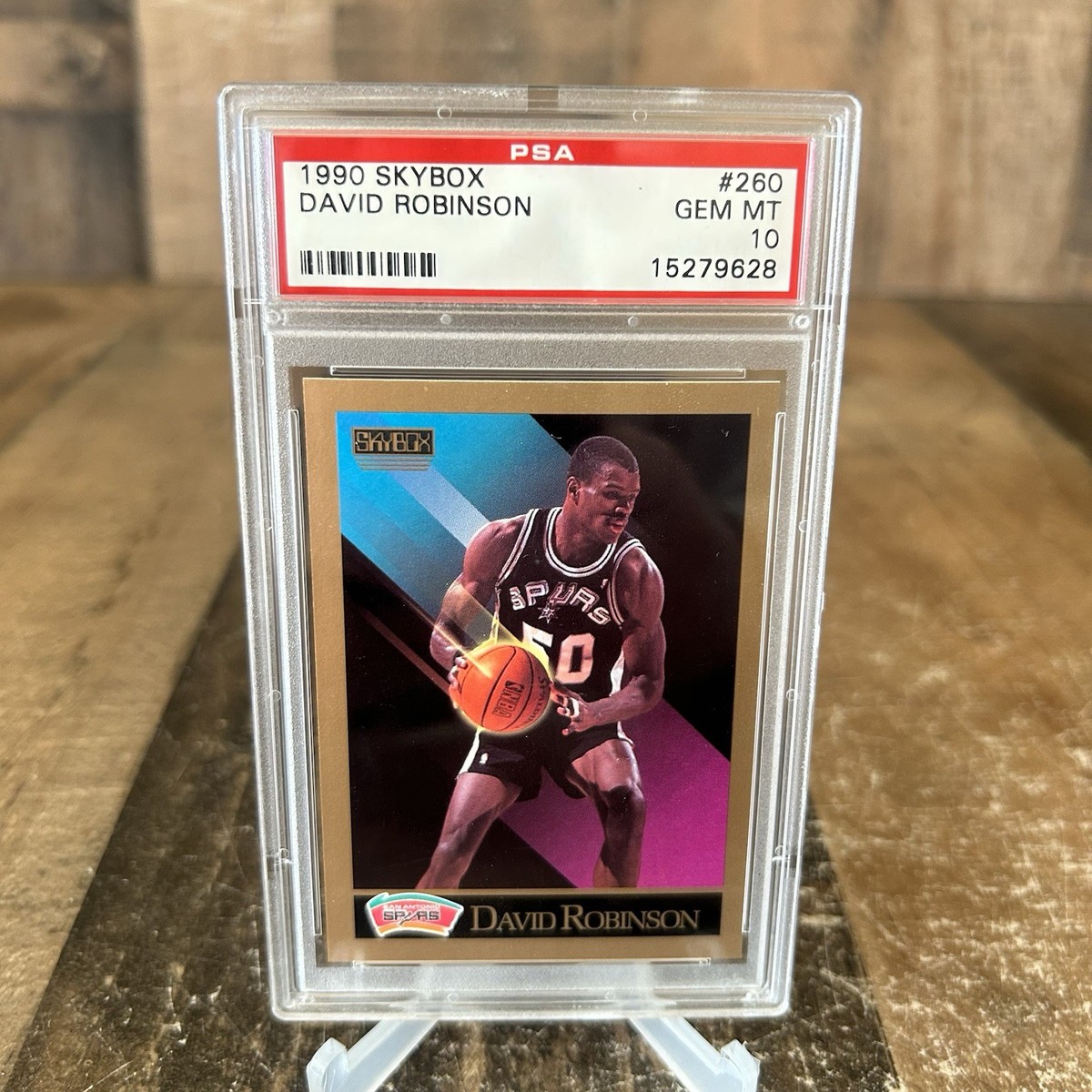 1990 SKYBOX DAVID ROBINSON #260 SPURS CARD PSA 10 | eBay