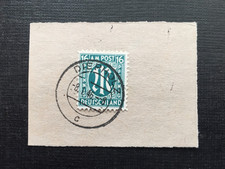 Alliierte Besetz. Bizone  1945 AM Post  Mi.Nr. 25 Az  gestempelt auf Papier