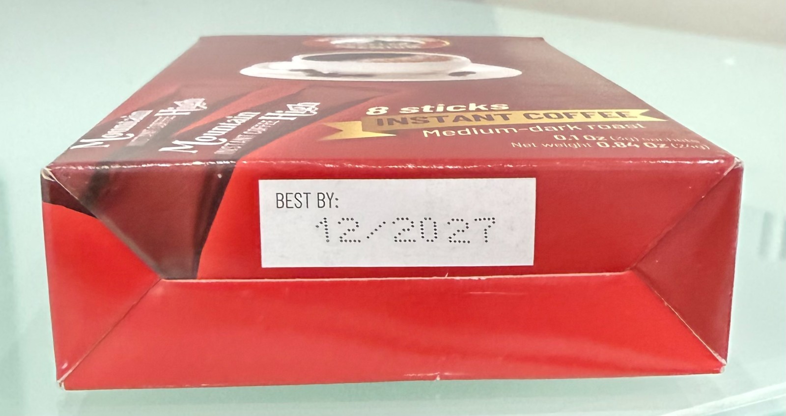 Mountain Instant Coffee High 8 stick Medium-dark 0.10 oz (3g) sachets