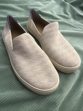 Rothys Womens Collectors Edition Ivory Houndstooth Slip On Knit Sneakers Sz 9