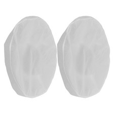 2Pcs White Washable Fan Protective Covers for Standing Fans Safe Child Mesh