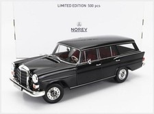NOREV 183708 MERCEDES BENZ - 200 UNIVERSAL SW STATION WAGON 1966 - BLACK - 1/18