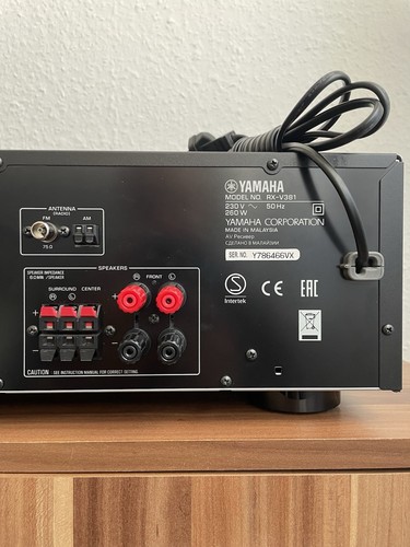 Yamaha RX-V381 Dolby Audio Bluetooth 5.1-Kanal AV Receiver - Bild 13 von 15
