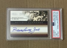 2007 Playoff National Treasures Joe Namath Notable Nicknames Auto /55! Signature