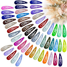 120 PCS Metal Snap Hair Barrettes for Women, All Hair Types