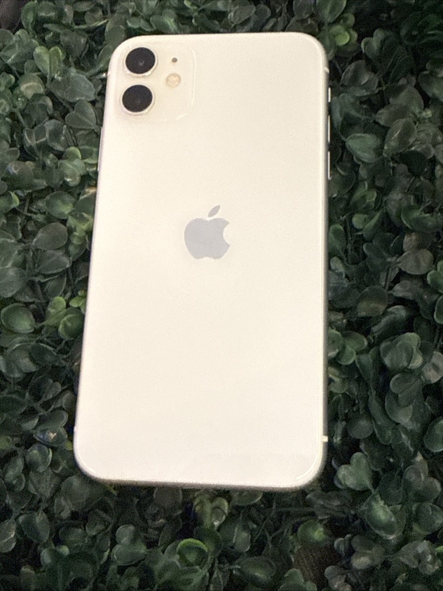 Apple iPhone 11 64GB White Unlocked A2111 GSM iOS 16.6.1 OS 16