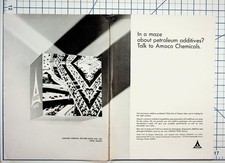 Amoco Chemicals Petroleum Additives Vintage Magazine Ad Chicago IL
