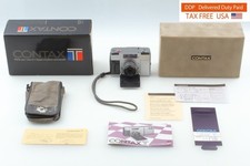   EXC 5 in BOX  Contax T Silver Rangefinder 35mm Film Camera body From JAPAN
