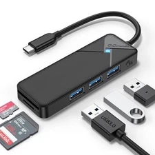 4 Port USB 3.0 Hub Splitter Multi Adapter 5Gbps High Speed PC Desktop Laptop LOT