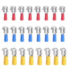 150PCS 22-16 16-14 12-10 AWG Insulated Piggyback Spade Connectors Quick Disco...