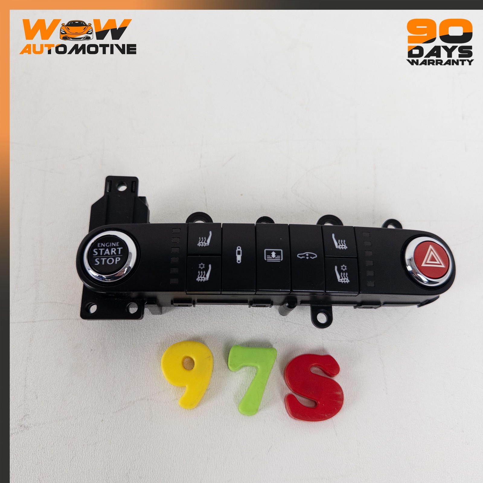 14-19 BENTLEY FLYING SPUR CENTER CONSOLE SWITCH PANEL ASSEMBLY 4W0959676A OEM