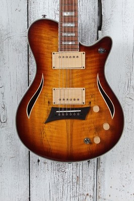 Michael Kelly Hybrid Special Acoustic Electric Guitar Spalted Flame Maple Top