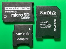 3-PIECE ESSENTIAL SANDISK ADAPTER KIT MSPD Adapter SanDisk 1A Sandisk 2A