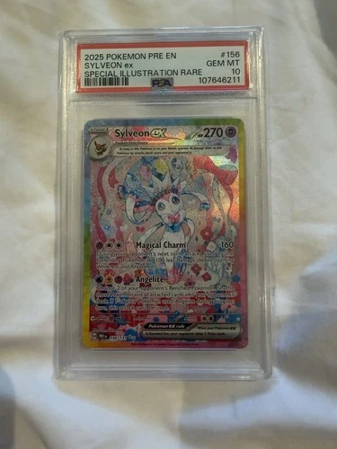 Sylveon ex 156/131 PSA 10 Gem MT Pokémon Card Prismatic Evolutions SIR