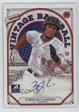 2023 Onyx Vintage Extended Auto Blue Ink Lorenzo Carrier #VALC Auto 4z8