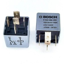2PCS BOSCH 0332204202 V23134-A7-Y934 24VDC 100W Power Relay 5Pins
