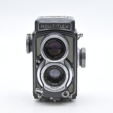 Rolleiflex Baby Grey 4x4 w/ Xenar 3.5/60mm TLR Film Camera Near Mint US Stock
