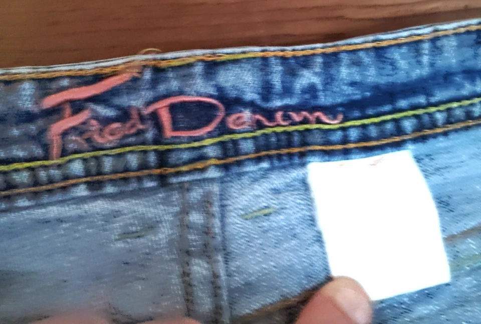 Fried Denim Jeans Women's 10 Bling Pockets Boot Cut Bling - Image 2 of 4