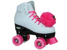 Epic Skates Pink Princess Youth Quad Roller Skates White - Size 2 PnkPncs02