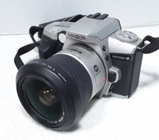 Minolta Maxxum 4 SLR 35mm Film Camera AF Zoom 28-80mm Student Photo Class WORKS
