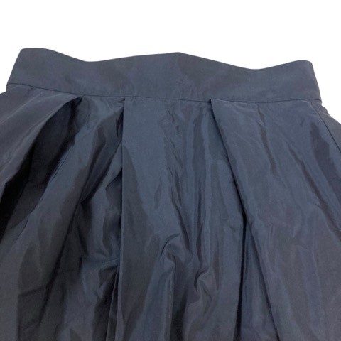Maison Ullens Navy Cotton Blend Flare Skirt Size 42 AB Condition View 5
