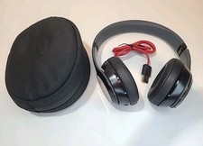 Beats by Dr.Dre Solo 2 Wireless On-Ear Headphones Black  Red - Tested - Read