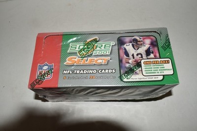 2001 Score Select Football Hobby Box -Brees, Tomlinson Rookies! (EJO26)