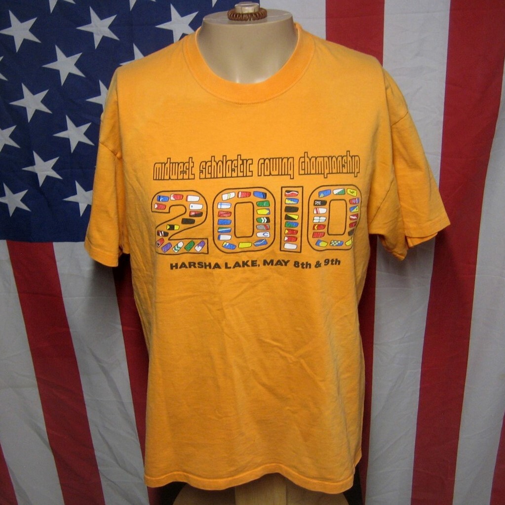 FILA Maglietta MIDWEST SCHOLASTIC ROWING CHAMPIONSHIP med Harsha Lake tee Ohio 2010