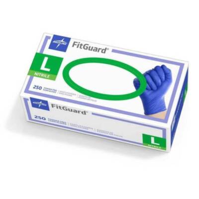 Medline FG2503 FitGuard Nitrile Exam Glove - 250 Count